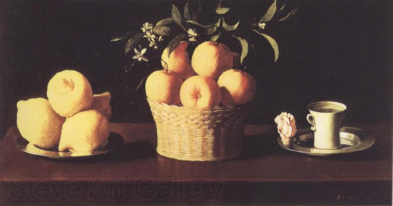 Francisco de Zurbaran Stilleben with oranges Germany oil painting art